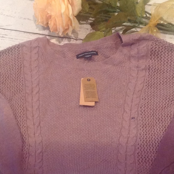 NWT American Eagle purple Ombre SWEATER, xs - Picture 4 of 4